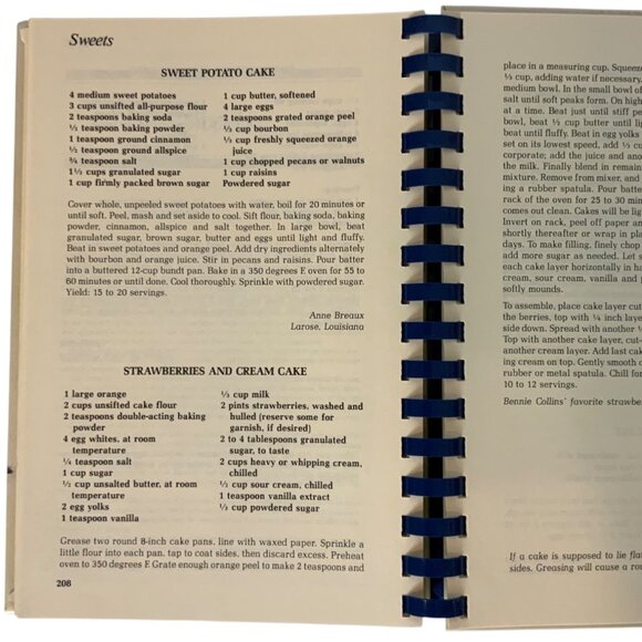Down The Bayou Cookbook A Collection of Favorite Cajun Recipes Spiral Bound 1998 - Picture 12 of 13